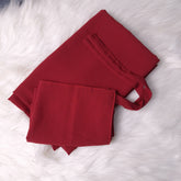 Hijab & Niqab Set - Cranberry Red